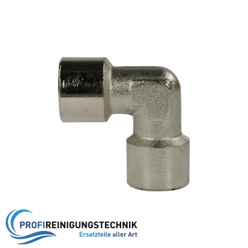 Winkel aus Messing vernickelt Innengewinde : Innengewinde
